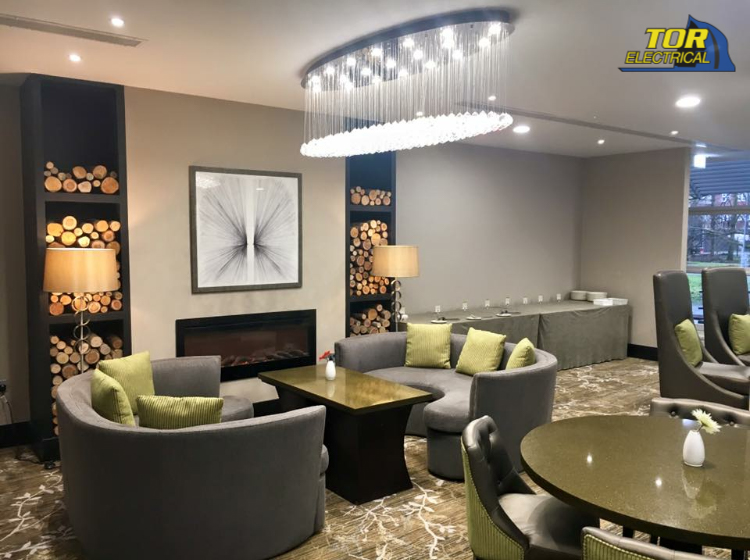 Tor Electrical lighting install at Double Tree by Hilton